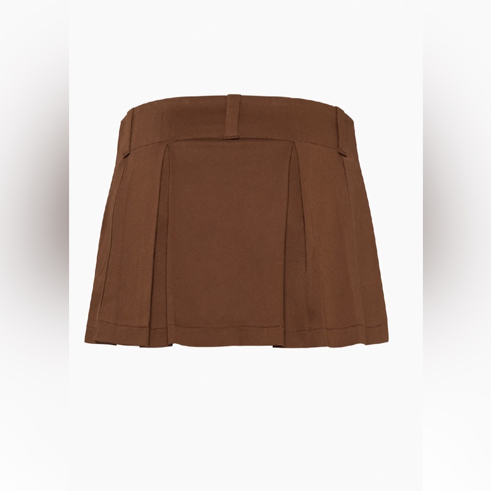 Aritzia - Sunday Best, Brown pleated Skort, size 10 - Picture 2 of 6
